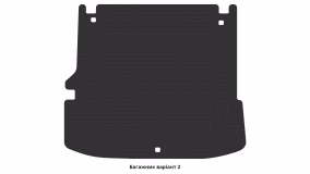 Interior mats for the Toyota Highlander XU70 2019-… IV generation Crossover 7-seater - Фото 5