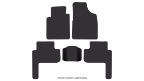 Interior mats for the Toyota Land Cruiser Prado J90 1996-2002 II generation EU Crossover 5-door 5-seater - Фото 3