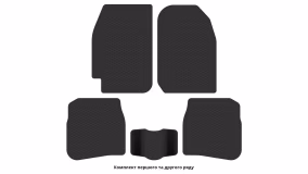 Interior mats for the Toyota Corolla E10 1991-1997 VII generation EU Liftback - Фото 3