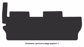 Interior mats for the Toyota Sienna XL20 2003-2009 II generation US Minivan 7-seater - Фото 5