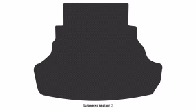 Interior mats for the Toyota Camry XV55 2014-2017 VII generation Sedan restyling - Фото 3