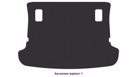 Interior mats for the Toyota Corolla Verso AR10 2004-2009 III generation EU Minivan 7-seater - Фото 2