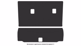 Interior mats for the Toyota Sequoia SR5 2017-2022 II generation US Crossover restyling 8-seater - Фото 2