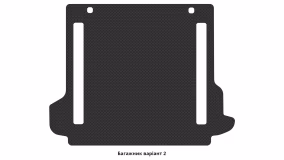 Interior mats for the Toyota Land Cruiser Prado J150 2017-2023 IV generation EU Crossover 2 restyling 5-seater - Фото 2