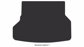 Interior mats for the Toyota Highlander XU40 2008-2013 II generation US Crossover 7-seater - Фото 2
