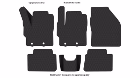 Interior mats for the Toyota Yaris Cross XP210 2020-… IV generation EU Crossover Hybrid - Фото 5