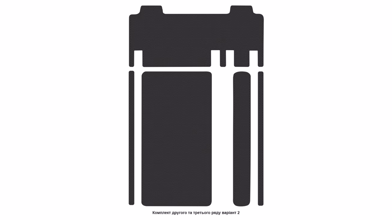 Interior mats for the Toyota ProAce Verso 2016-… II generation EU VAN 7-seater - Фото 5