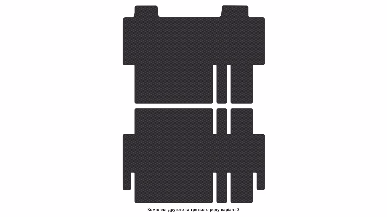 Interior mats for the Toyota ProAce Verso 2016-… II generation EU VAN 7-seater - Фото 6