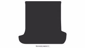 Interior mats for the Toyota Land Cruiser Prado J90 1996-2002 II generation EU Crossover 5-door 7-seater - Фото 2
