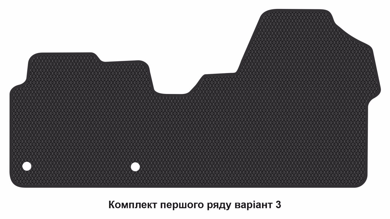 Interior mats for the Toyota ProAce L2 2016-… II generation EU VAN 8-seater - Фото 4