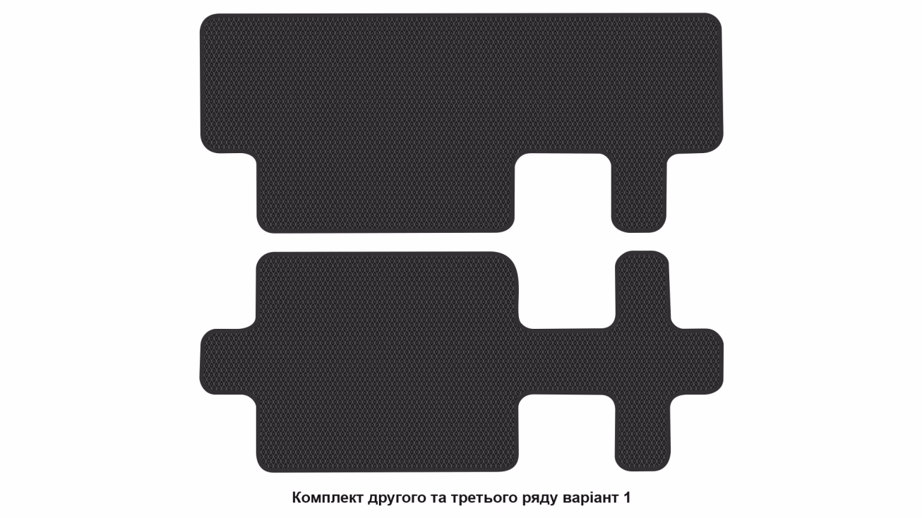 Interior mats for the Toyota ProAce L2 2016-… II generation EU VAN 8-seater - Фото 5