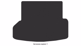 Interior mats for the Toyota Highlander XU40 2008-2013 II generation EU Crossover 7-seater - Фото 2