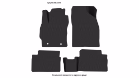 Interior mats for the Toyota Auris E150 (Turkish Assembly) 2009-2012 I generation EU Hatchback restyling - Фото 2