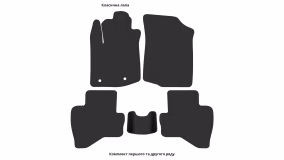 Interior mats for the Toyota Aygo (AB40) 2014-2022 II generation EU Hatchback - Фото 2
