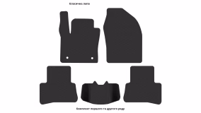 Interior mats for the Toyota C-HR (Turkish Assembly) 2016-2023 I generation EU Crossover - Фото 2