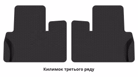 Interior mats for the Toyota Land Cruiser Prado J150 2017-2023 IV generation EU Crossover 2 restyling 7-seater - Фото 3