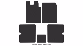 Interior mats for the Toyota Starlet P80 1989-1995 IV generation EU Hatchback - Фото 3