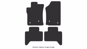 Interior mats for the Toyota Tacoma 2004-2015 II generation US Pickup 2-door - Фото 2
