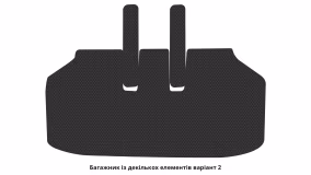 Interior mats for the Toyota Vellfire AH20 2008-2015 II generation JP Minivan 7-seater right-hand - Фото 2