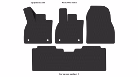 Interior mats for the Toyota bZ4X 2022-… I generation EU Crossover Electro - Фото 3