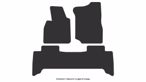 Interior mats for the Toyota Land Cruiser 100 2003-2007 VIII generation EU Crossover restyling 5-seater - Фото 3