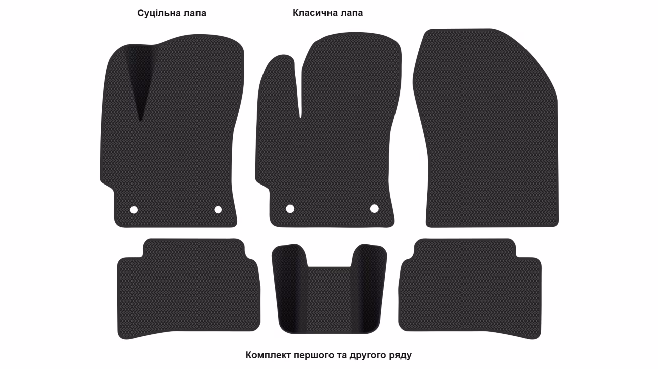Interior mats for the Toyota Corolla E21 2018-… XII generation EU Hatchback Hybrid - Фото 2