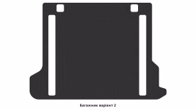 Interior mats for the Toyota Land Cruiser Prado J150 2013-2017 IV generation EU Crossover 1 restyling 5-seater - Фото 2
