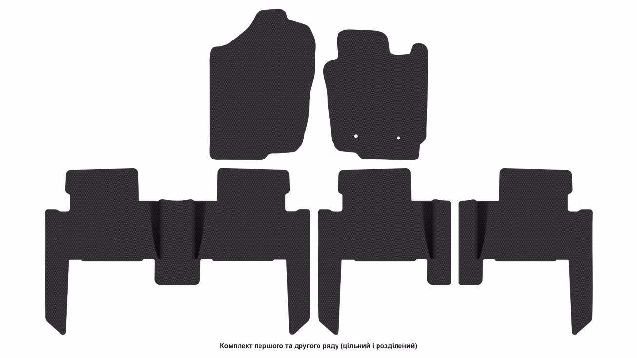 Interior mats for the Toyota Rav 4 CA30W 2005-2012 III generation EU Crossover - Фото 2
