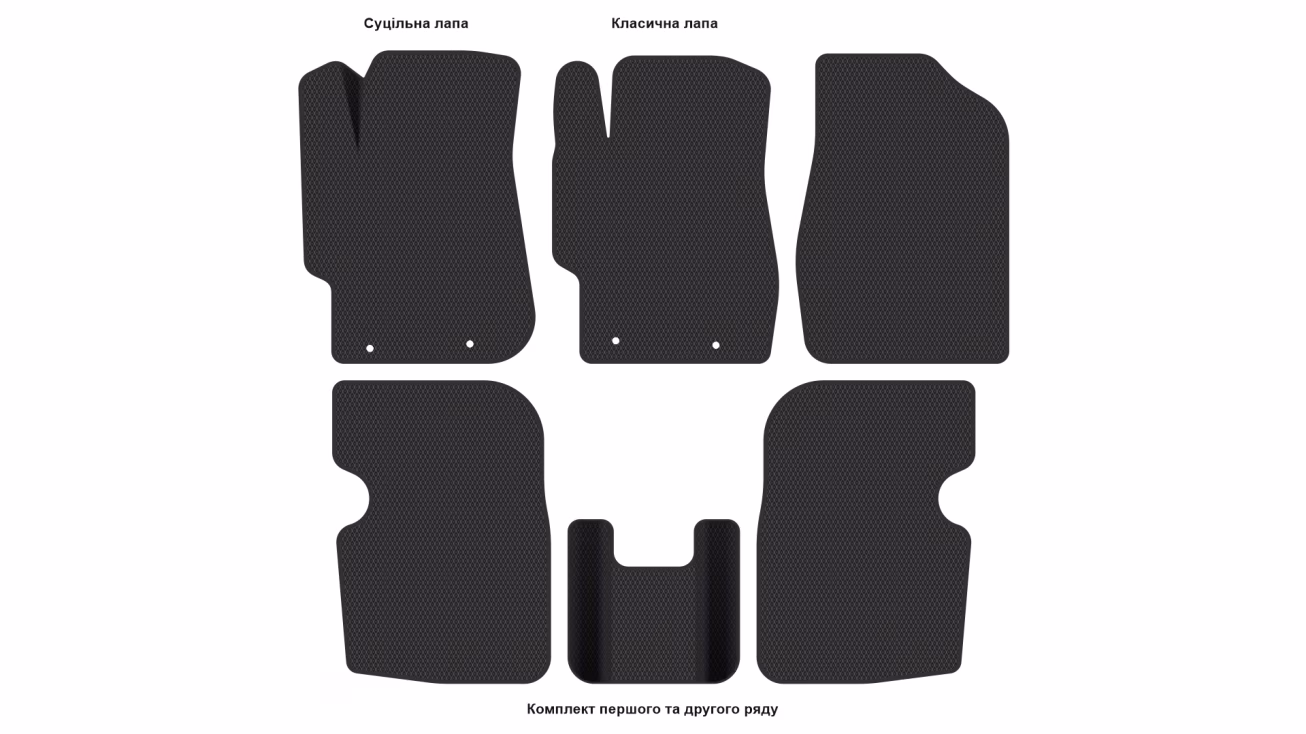 Interior mats for the Toyota Camry Solara (XV30) 2003-2009 II generation US Cabriolet - Фото 2