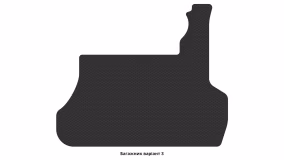 Interior mats for the Toyota Land Cruiser 100 2003-2007 VIII generation EU Crossover restyling 7-seater - Фото 2