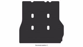 Interior mats for the Toyota Land Cruiser 100 2003-2007 VIII generation EU Crossover restyling 7-seater - Фото 3