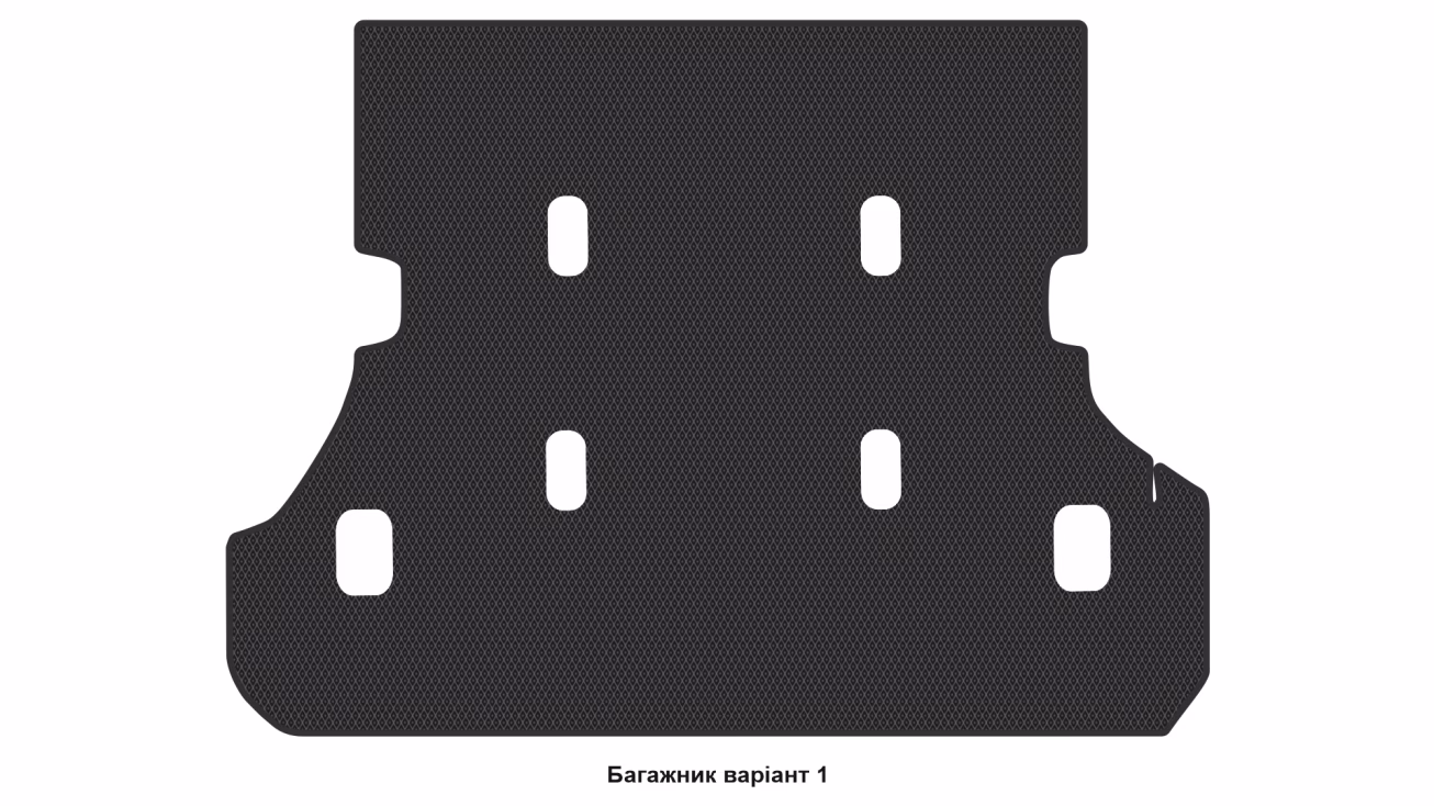 Interior mats for the Toyota Land Cruiser 105 1998-2007 VIII generation EU Crossover 7-seater - Фото 3