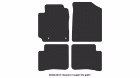 Interior mats for the Toyota Yaris XP9 2005-2011 II generation JP Sedan - Фото 2