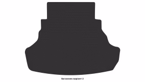 Interior mats for the Toyota Camry XV50 2011-2014 VII generation Sedan pre-restyling - Фото 3