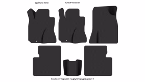 Interior mats for the Toyota Rav 4 CA20W 2000-2003 II generation EU Crossover pre-restyling 5-door AWD - Фото 4