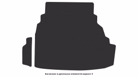 Interior mats for the Toyota Camry XV30 2001-2006 V generation EU Sedan - Фото 2