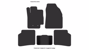 Interior mats for the Toyota Premio (260 кузов) 2001-… I generation JP Sedan - Фото 2