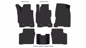 Interior mats for the Toyota Prius NHW20 2003-2009 II generation EU Liftback - Фото 3