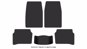 Interior mats for the Toyota Corolla E9 1987-1992 VI generation EU Liftback - Фото 3