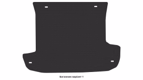 Interior mats for the Toyota 4Runner (N280) 2009-2014 V generation Crossover pre-restyling 7-seater - Фото 3