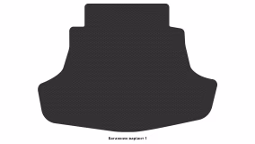 Interior mats for the Toyota Camry XV70 2017-2024 VIII generation Sedan - Фото 3