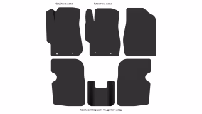 Interior mats for the Toyota Camry Solara (XV30) 2003-2009 II generation US Coupe - Фото 3