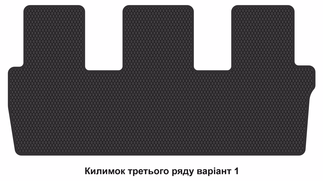 Interior mats for the Toyota Avensis Verso 2001-2009 I generation EU Minivan 7-seater - Фото 3