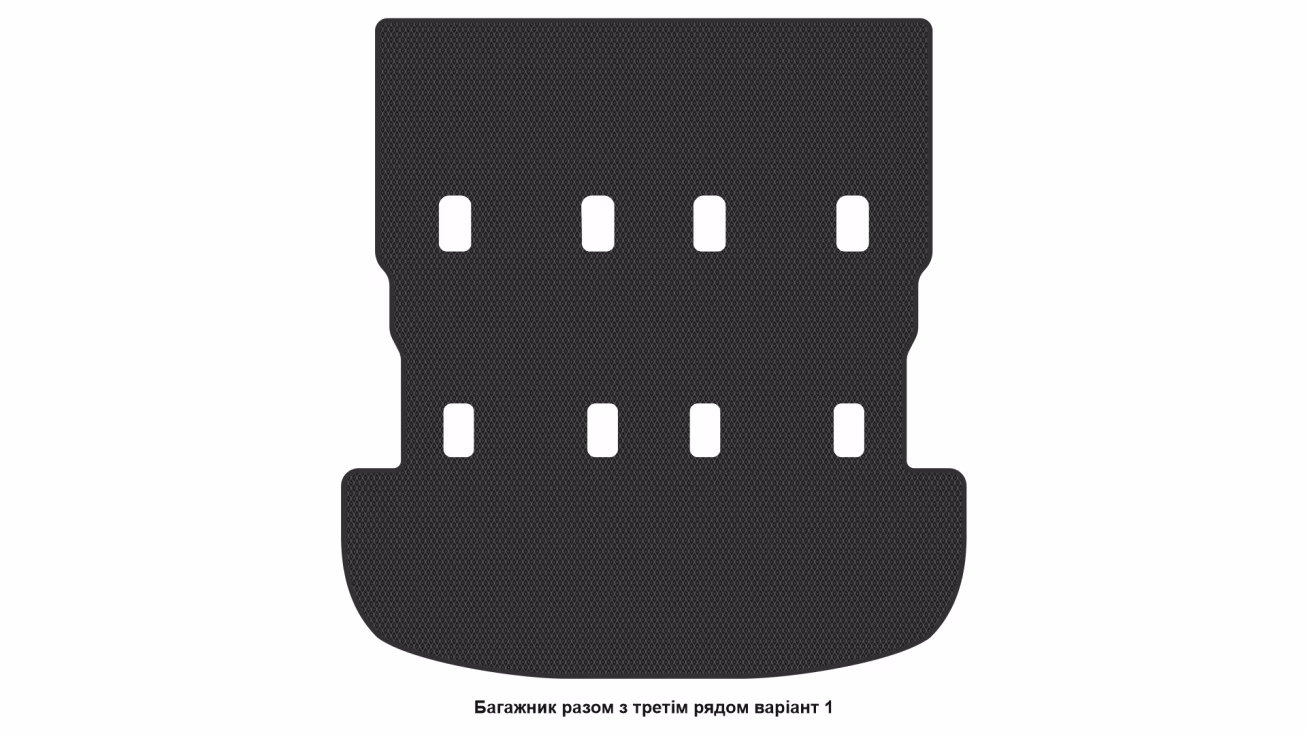 Interior mats for the Toyota Avensis Verso 2001-2009 I generation EU Minivan 7-seater - Фото 5