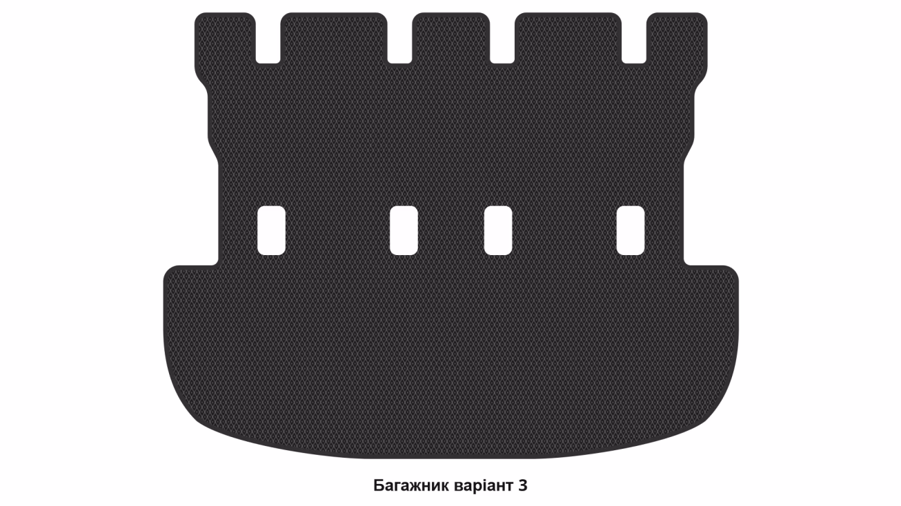Interior mats for the Toyota Avensis Verso 2001-2009 I generation EU Minivan 7-seater - Фото 7