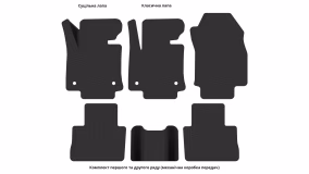Interior mats for the Toyota Rav 4 XA50 2018-2025 V generation Crossover - Фото 4