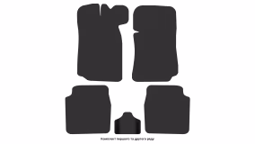 Interior mats for the VAZ 2101 1970-1984 I generation EU Sedan - Фото 3