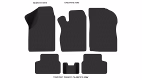 Interior mats for the VAZ 2108 1984-2005 I generation EU Hatchback - Фото 3
