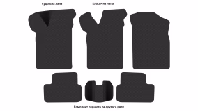 Interior mats for the VAZ 21099 1990-2011 I generation EU Sedan - Фото 4