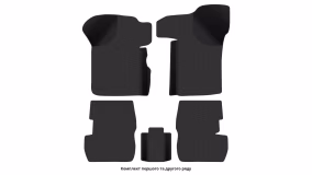 Interior mats for the VAZ 11113 (LADA OKA) 1996-2007 I generation EU Hatchback - Фото 2